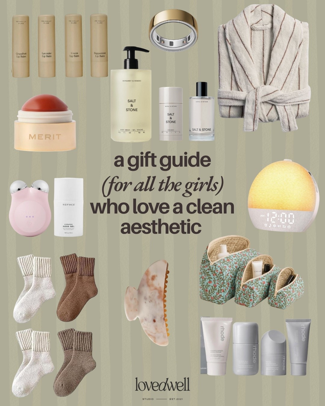 Gift guide for Her - for girlies who love a clean aesthetic #cleangirl #itgirl

#LTKGiftGuide #LTKHoliday #LTKselfcare