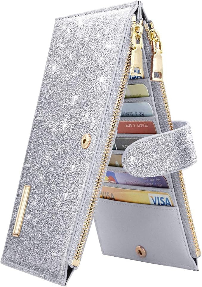 Coco Rossi Womens RFID Blocking Large Capacity Wallet Multi Card Organizer Bifold Wallet for Wome... | Amazon (US)