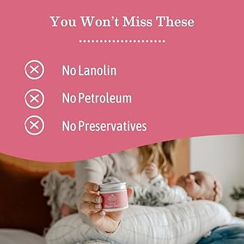 Earth Mama Organic Nipple Butter™ | Nipple Cream Safe for Breastfeeding | Postpartum Essentials... | Amazon (US)