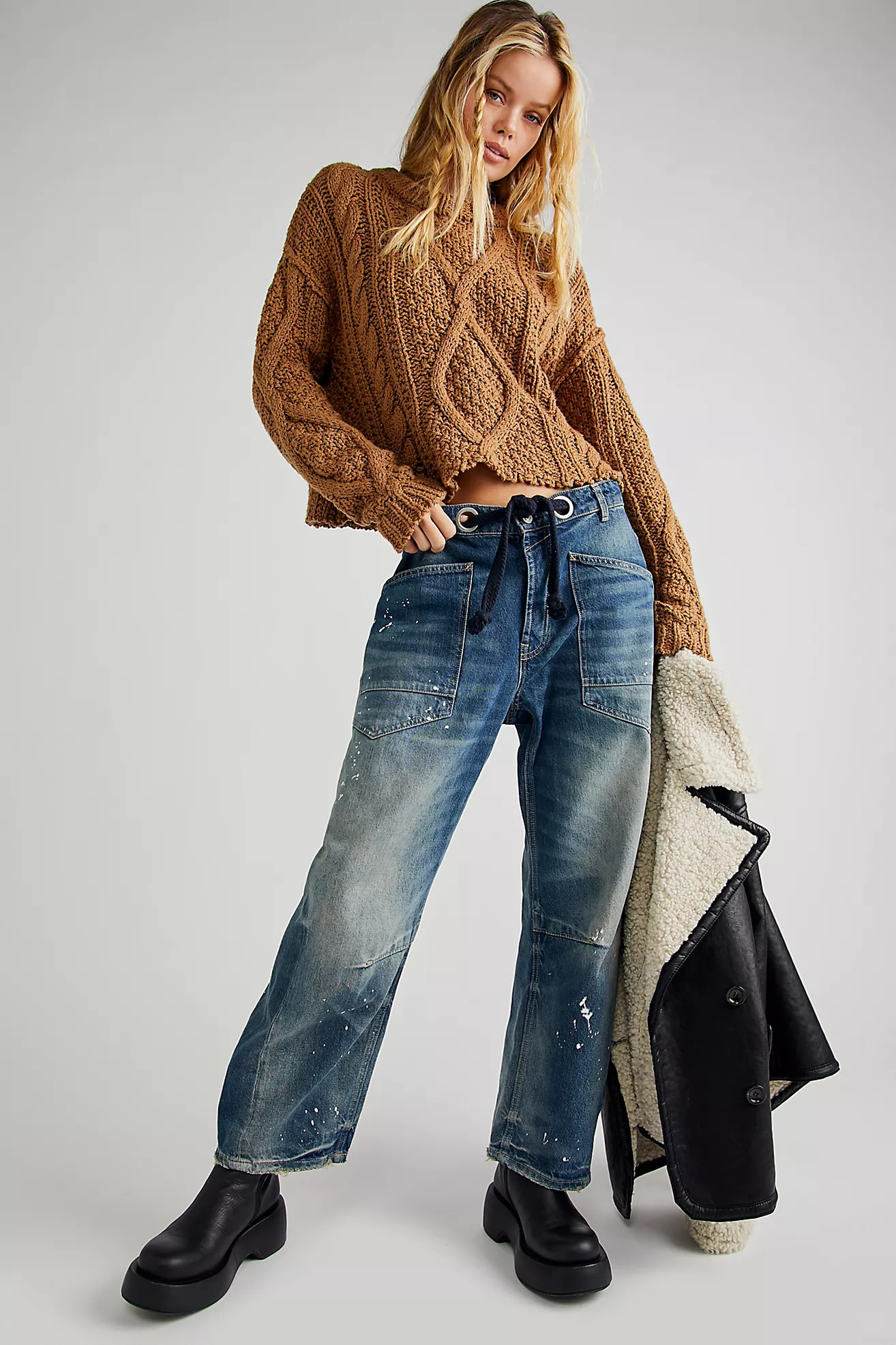We The Free Moxie Pull-On Barrel Jeans | Free People (Global - UK&FR Excluded)