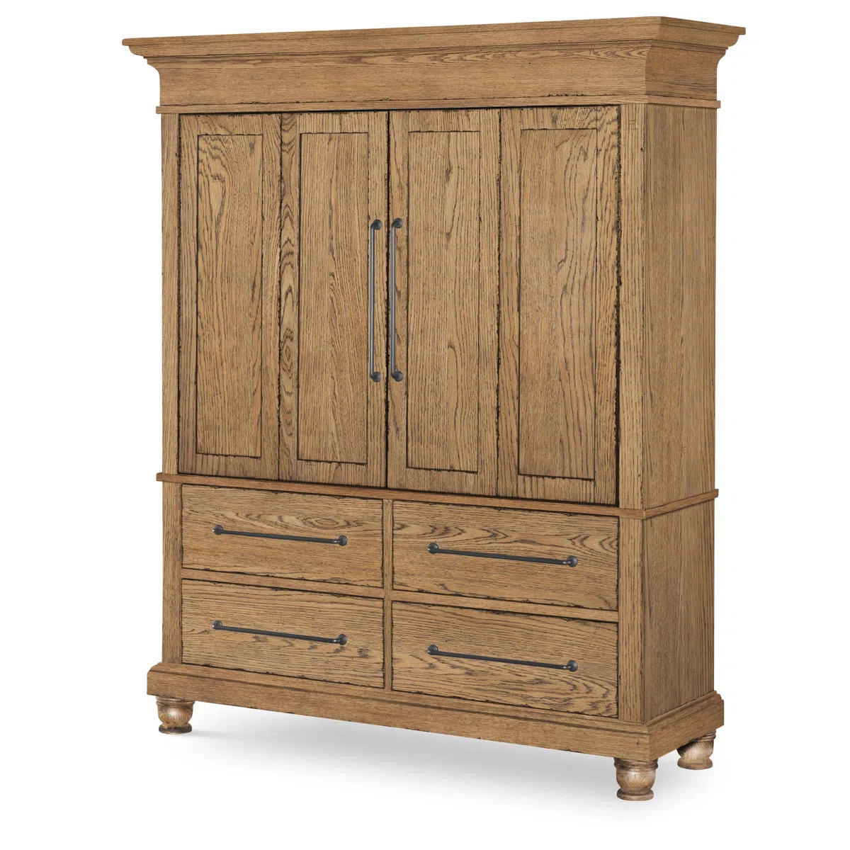 Country Living Vintage Market Armoire with 2 Doors, Adjustable Shelves, Drawers | Wayfair North America