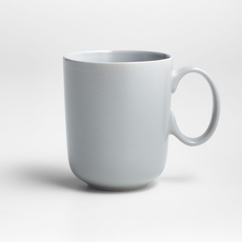 Wren Matte Light Grey Mug + Reviews | Crate & Barrel | Crate & Barrel