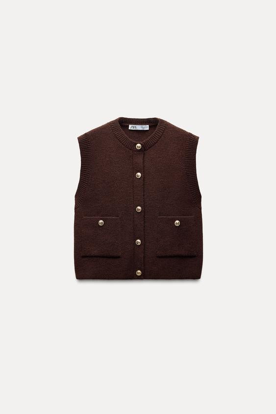 PLAIN KNIT TOP | Zara US