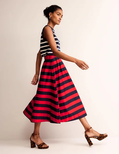 Isabella Cotton Sateen Skirt | Boden (UK & IE)