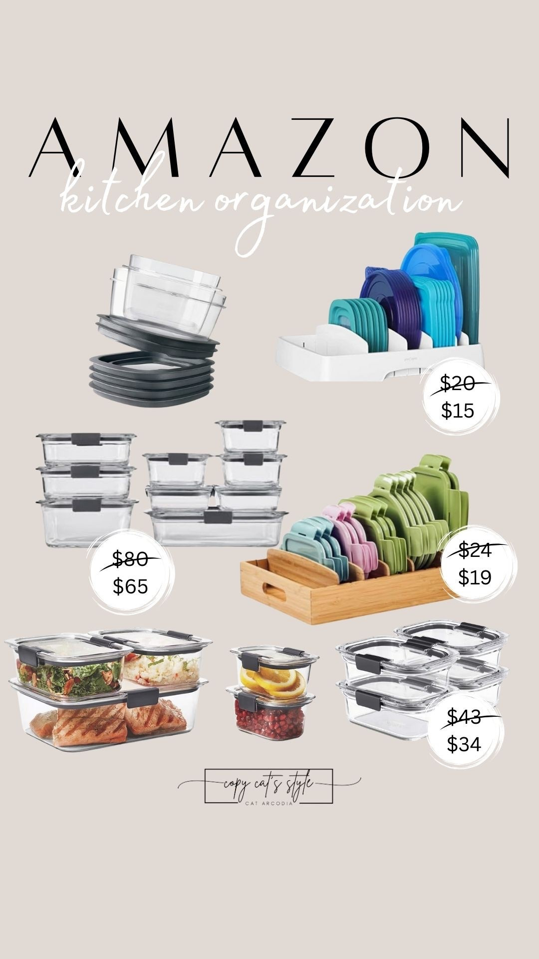 Amazon kitchen organization finds. 

#LTKFindsUnder50 #LTKSaleAlert #LTKHome