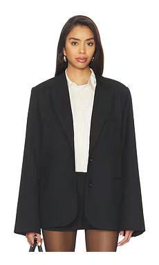 GUIZIO Oversized Blazer in Black from Revolve.com | Revolve Clothing (Global)