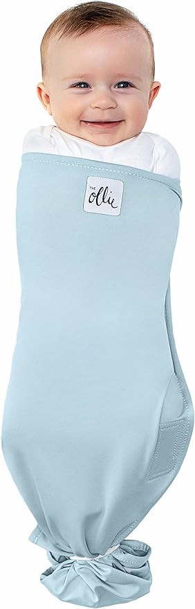 The Ollie Swaddle - Helps to Reduce The Moro (Startle) Reflex - Made from a Custom Designed Moist... | Amazon (US)
