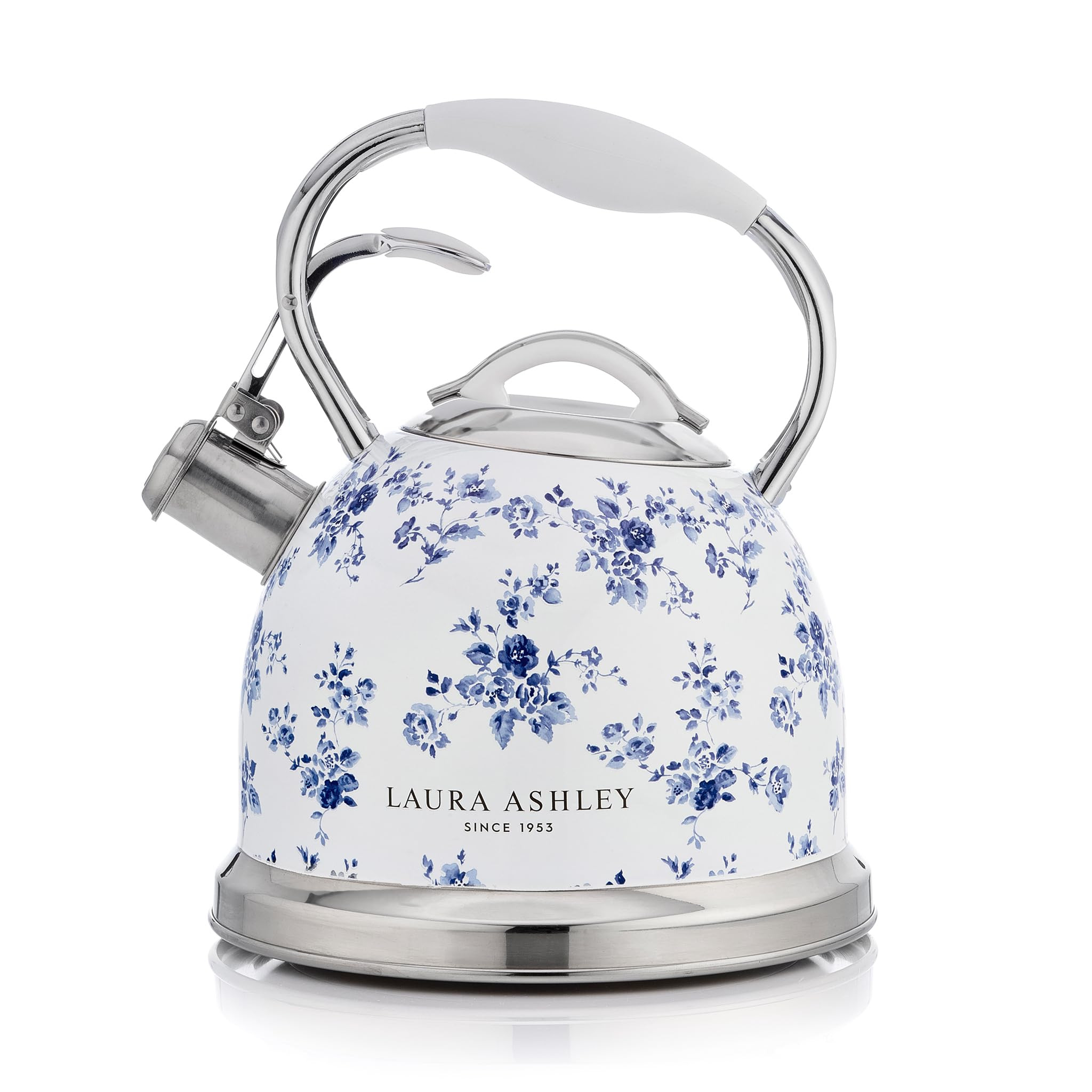 VQ Laura Ashley Elveden Navy 3L Stainless Steel Tea Kettle Stovetop Whistling Teapot for Inductio... | Amazon (US)