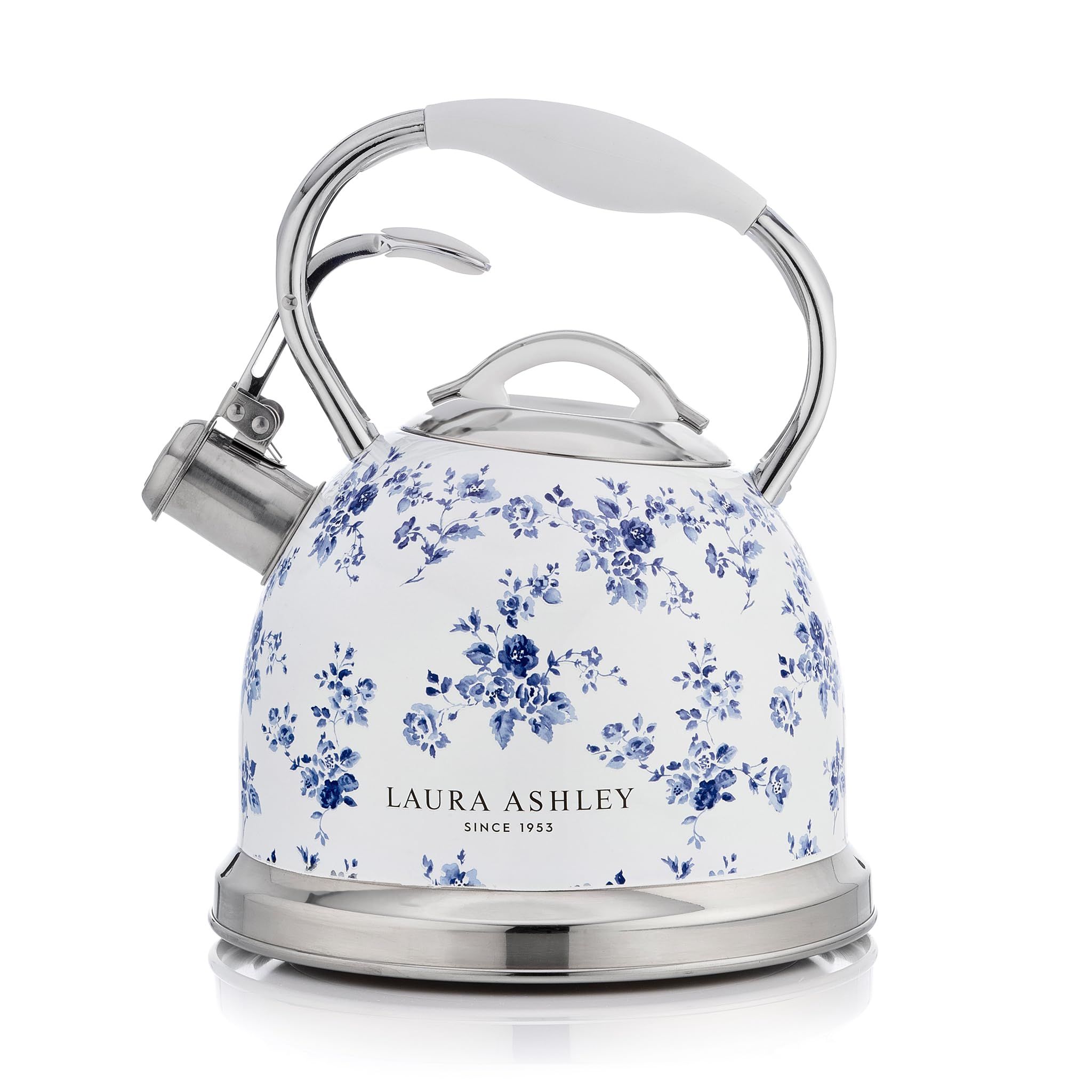 VQ Laura Ashley China Rose 3L Stainless Steel Tea Kettle Stovetop Whistling Teapot for Induction,... | Amazon (US)