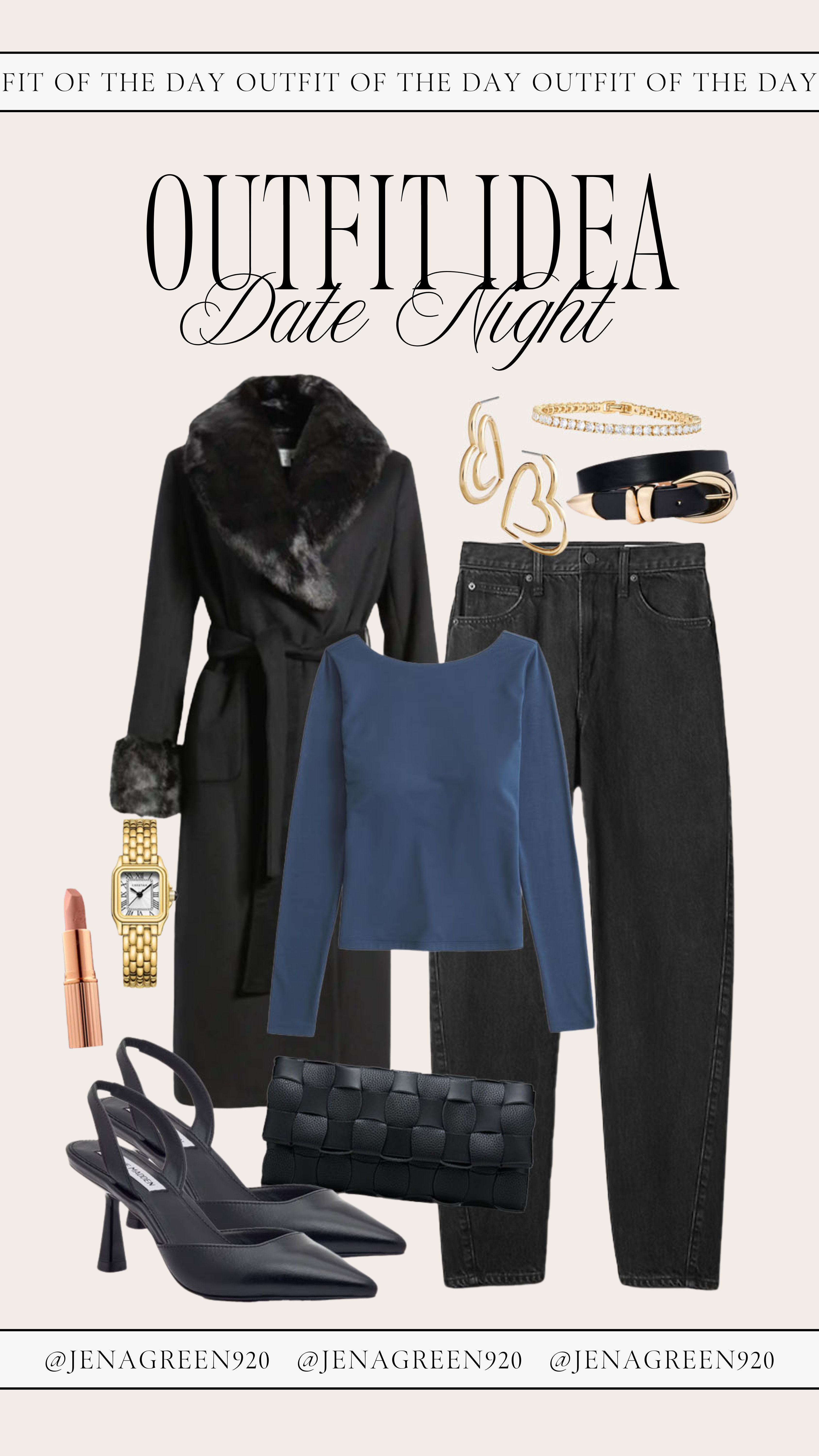 Date Night Outfit | Date Night Look | Date Night Fashion | Winter Outfit | Winter Date Night 

 #LTKootd #LTKSeasonal #LTKFindsUnder100