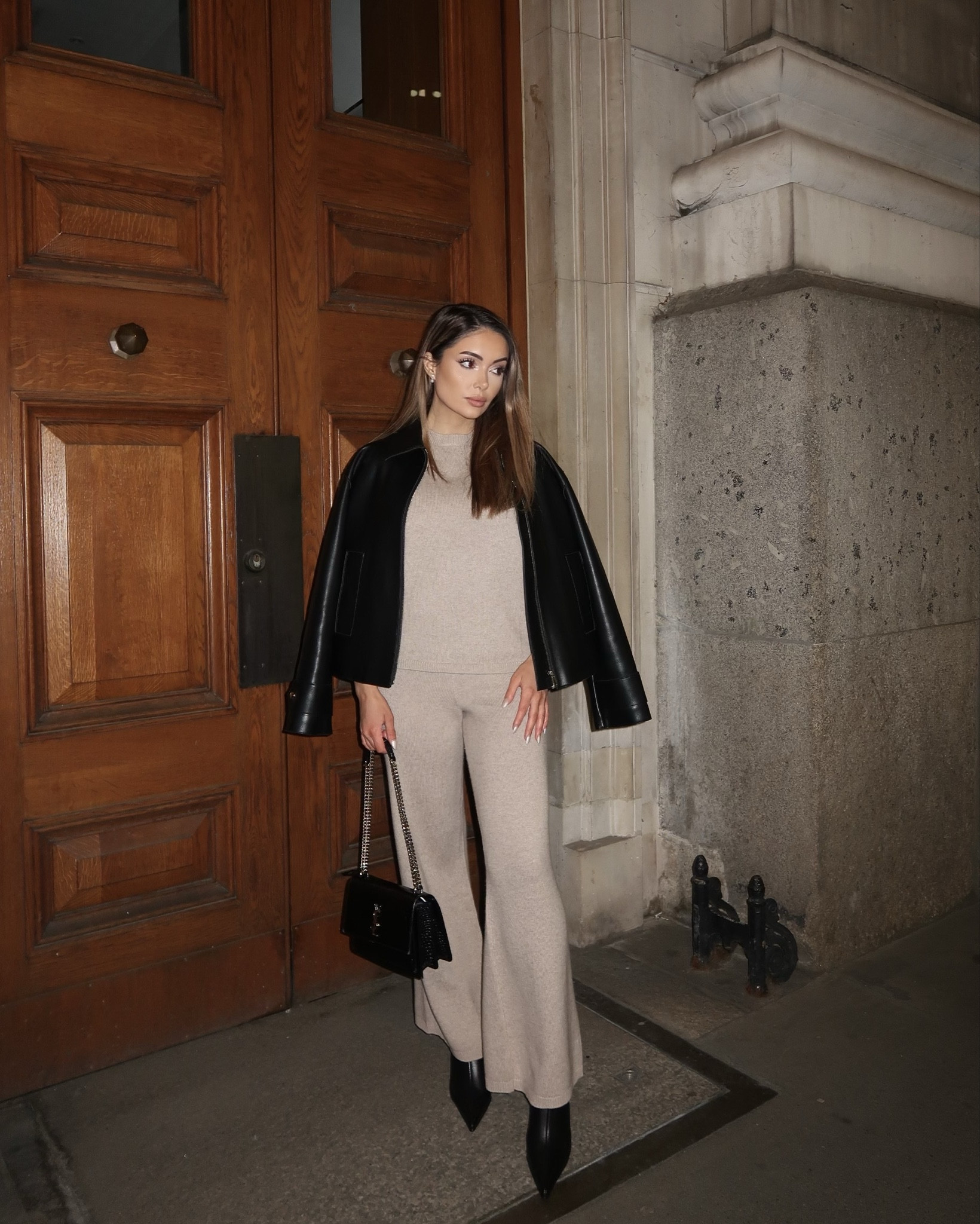 Cosy weekend outfit idea ✨

Exact co ord is from Because of Alice

#coord #cosyoutfit #easyoutfitideas #everydayoutfit #ootd #influencerstyle #zaraanne19 #zaraanne #zara #leatherjacket #fauxleatherjacket #stylingaleatherjacket #stylingtips #stylinghacks #ankleboots #mango #ysl #yslsunsetbag #yslbag #mangoboots #mangoshoes #mangojacket #mangonewin 

#LTKstyletip #LTKmodest #LTKFashionMonth