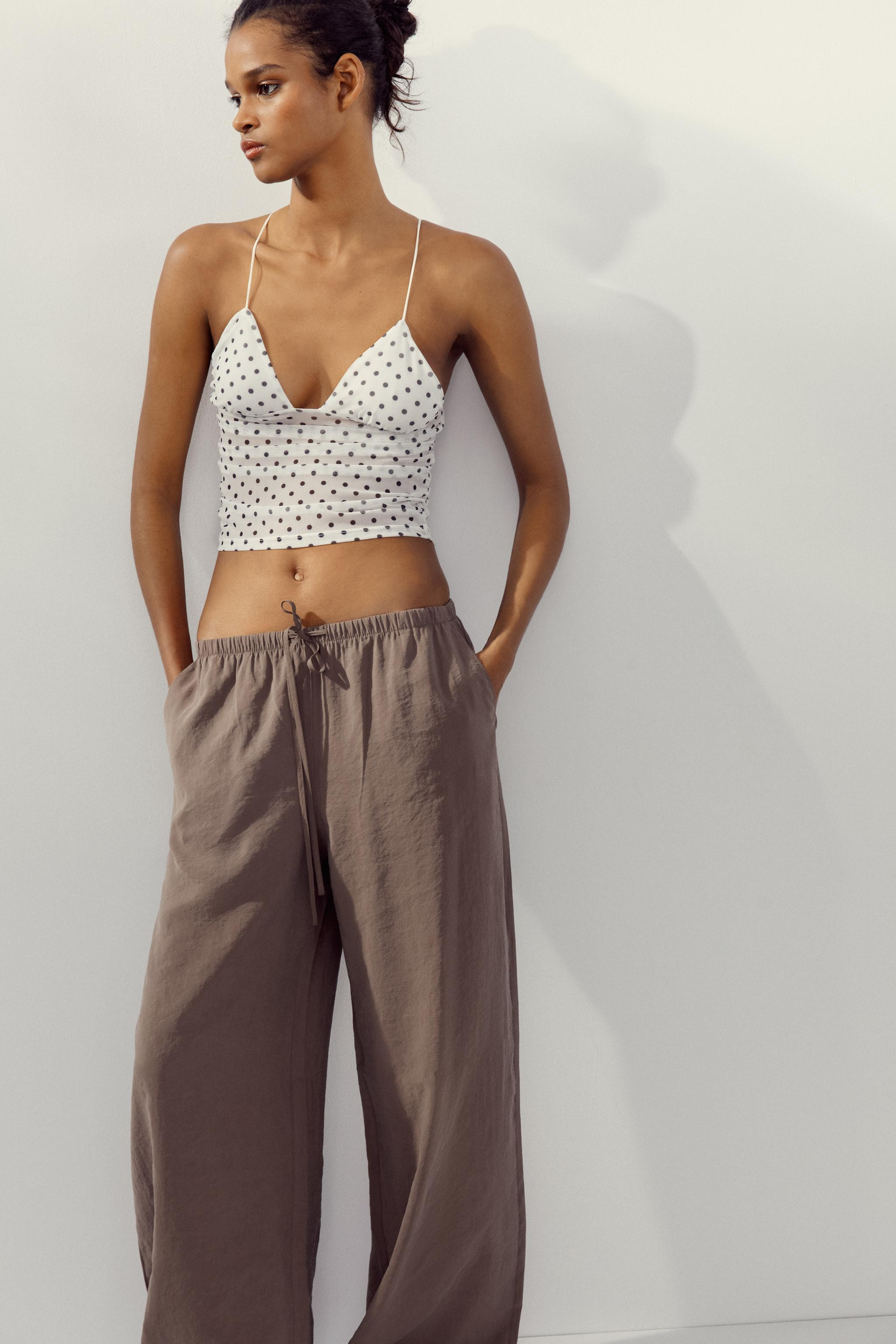 FLOWING PALAZZO TROUSERS | Zara UK