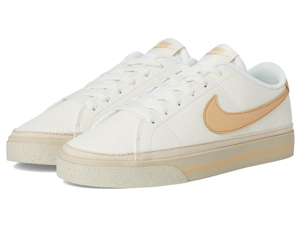 Nike Court Legacy Next Nature Women's Shoes Sail/White Onyx/Sanddrift : 6 B - Medium, Synthetic | Zappos