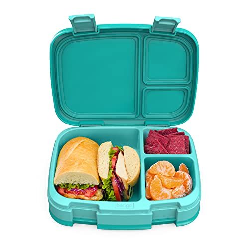Bentgo Fresh – Leak-Proof, Versatile 4-Compartment Bento-Style Lunch Box with Removable Divider, Por | Amazon (US)