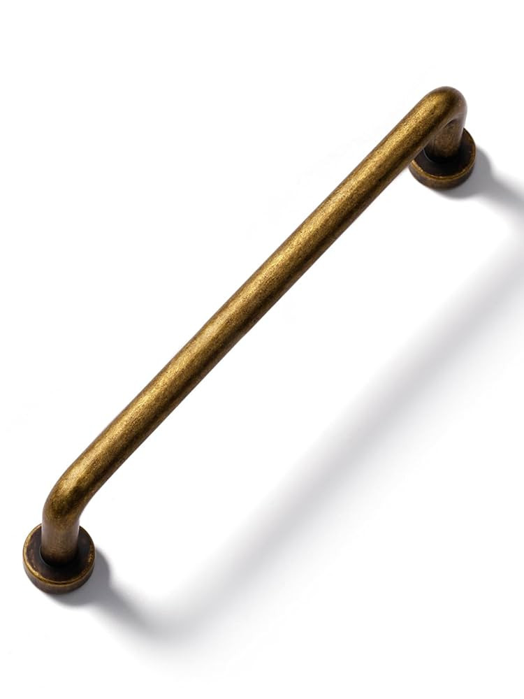 10 Pack Antique Brass Cabinet Bar Pulls 5" Hole Center Classic Vintage Retro Drawer Handles Kitch... | Amazon (US)