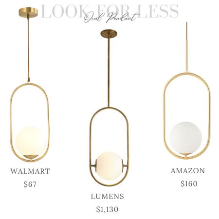 LOOK FOR LESS - Oval Globe Pendant 




#kitchendesign #interiordesign #decorating #lookforless #lighting 

#LTKhome #LTKFind #LTKsalealert