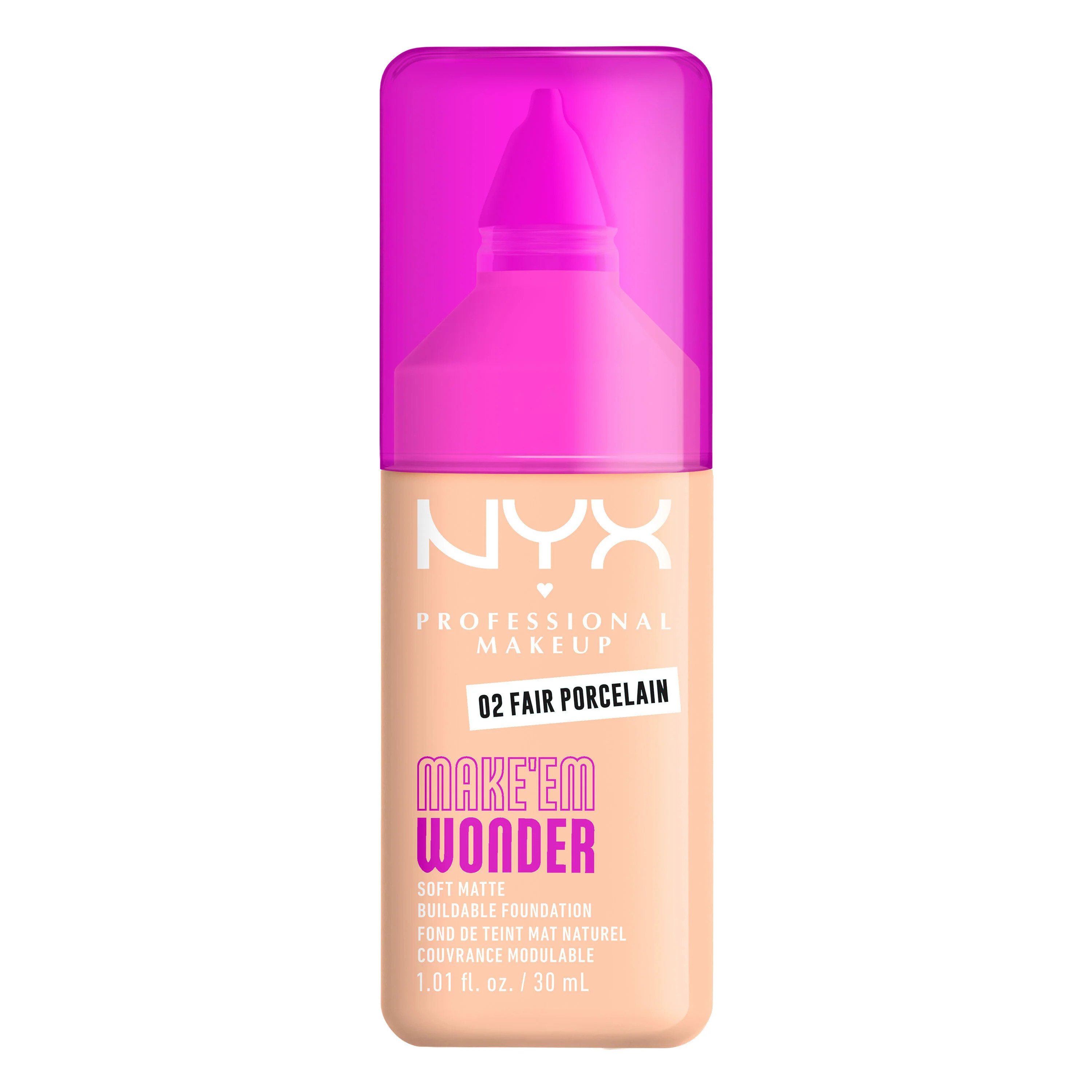 Make 'Em Wonder Foundation Nyx Professional MakeUp | Pinalli | Pinalli IT