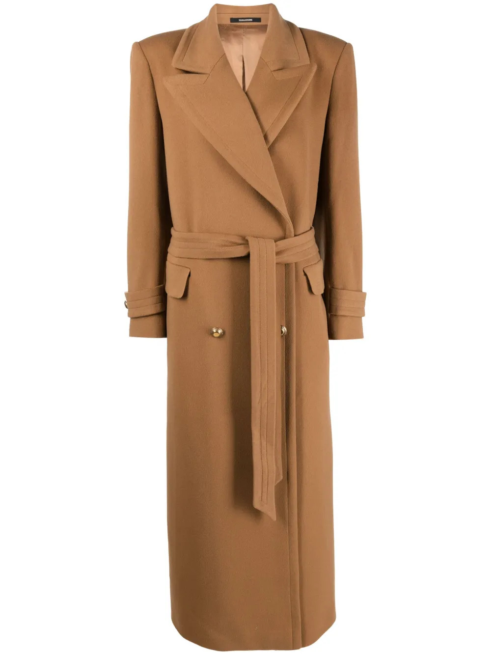 Julia belted double-breasted coat | Farfetch Global