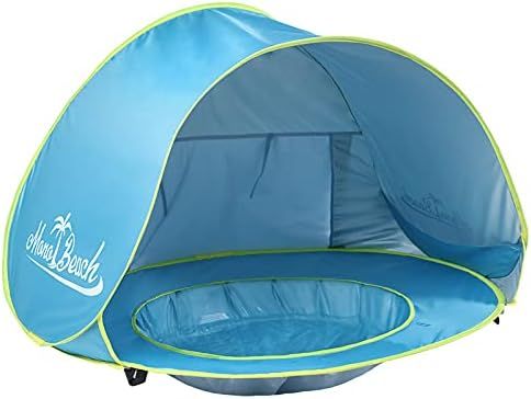 Monobeach Baby Beach Tent Pop Up Portable Shade Pool UV Protection Sun Shelter for Infant | Amazon (US)