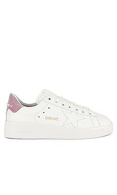 Golden Goose Pure Star Sneaker in White & Pink from Revolve.com | Revolve Clothing (Global)