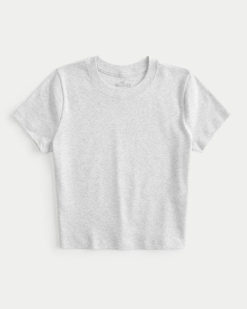 Women's Crew Baby Tee from Hollister | Hollister (US)