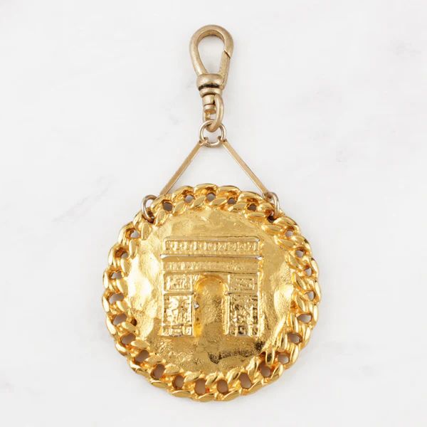 Vintage 80's Arc de Triomphe Goldplated Brass Celine Charm | Lulu Frost