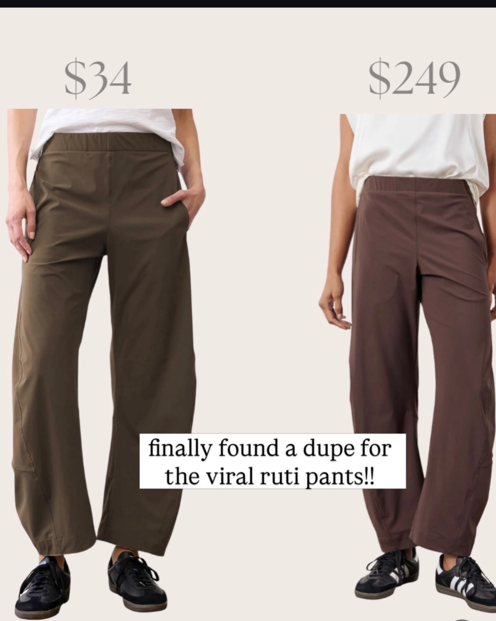Finally found a dupe for the viral ruti pants! 

#LTKmomlife #LTKdayinmylife #LTKootd