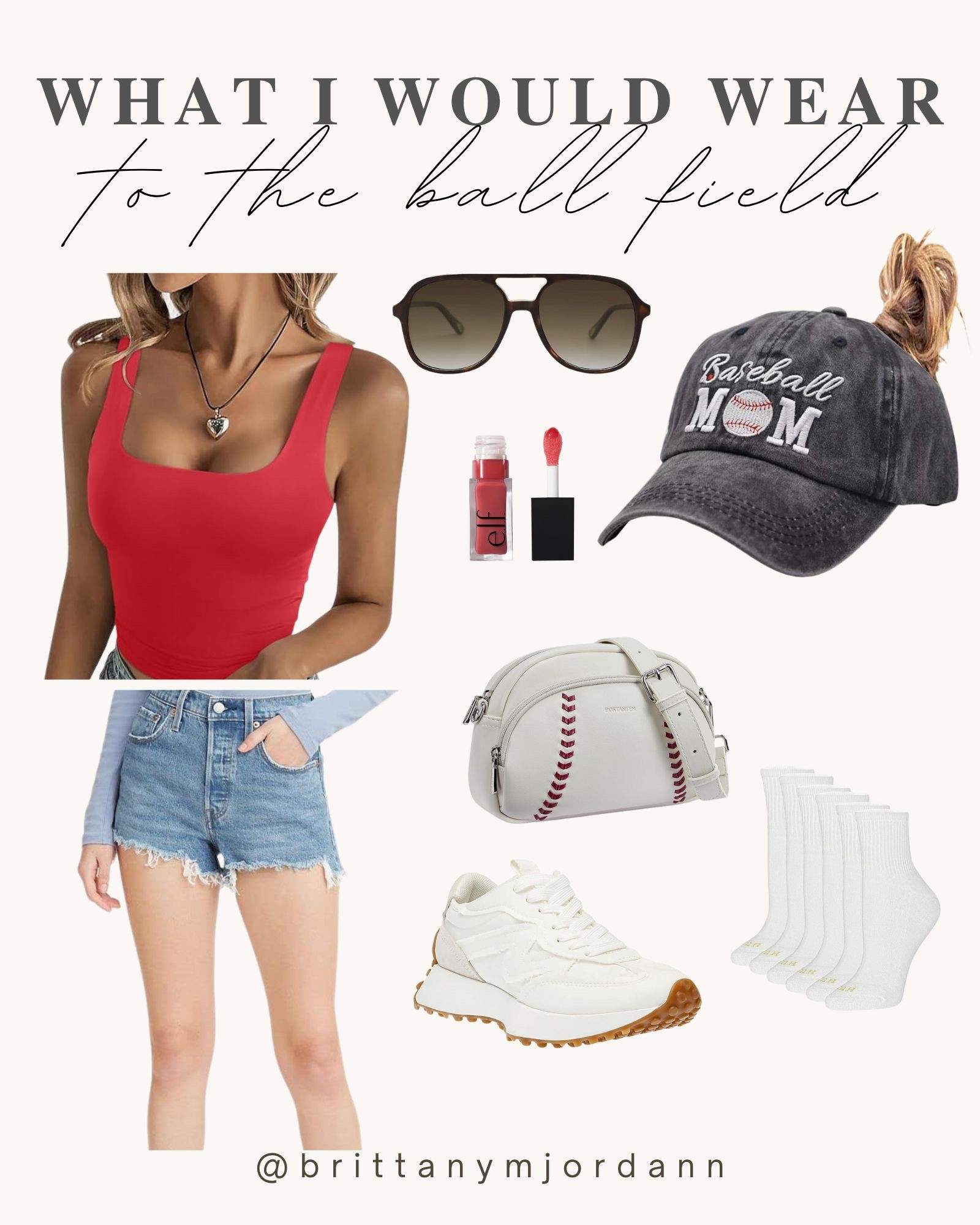 Baseball mom outfit! You can still look cute and be comfy at the field this season! 

Sports mom, baseball mom, baseball mom outfit, sports mom outfit, Levi shorts, Jean shorts, baseball bag, elf lip oil, crew socks, casual look

#LTKStyleTip #LTKPetite #LTKActive