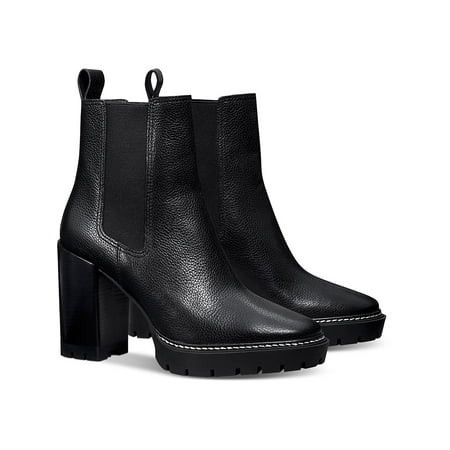 Tory Burch Womens Carson High Heel Lug Sole Ankle Boots | Walmart (US)