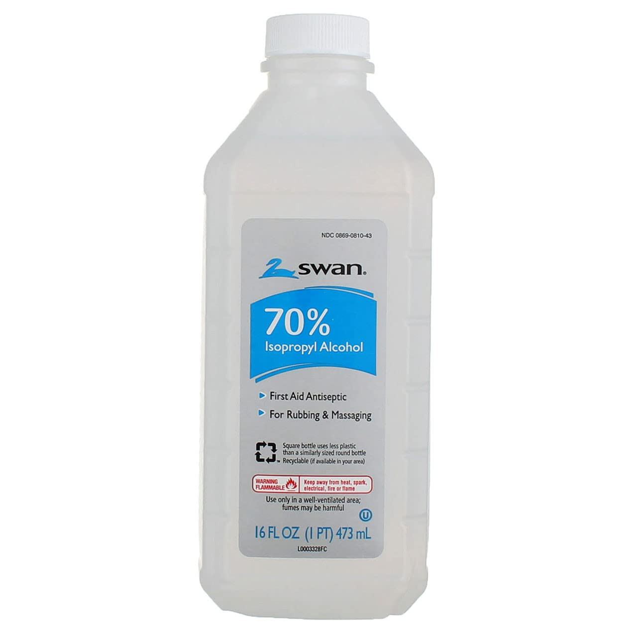 Swan 70% Isopropyl Alcohol, 16-oz. | Walmart (US)