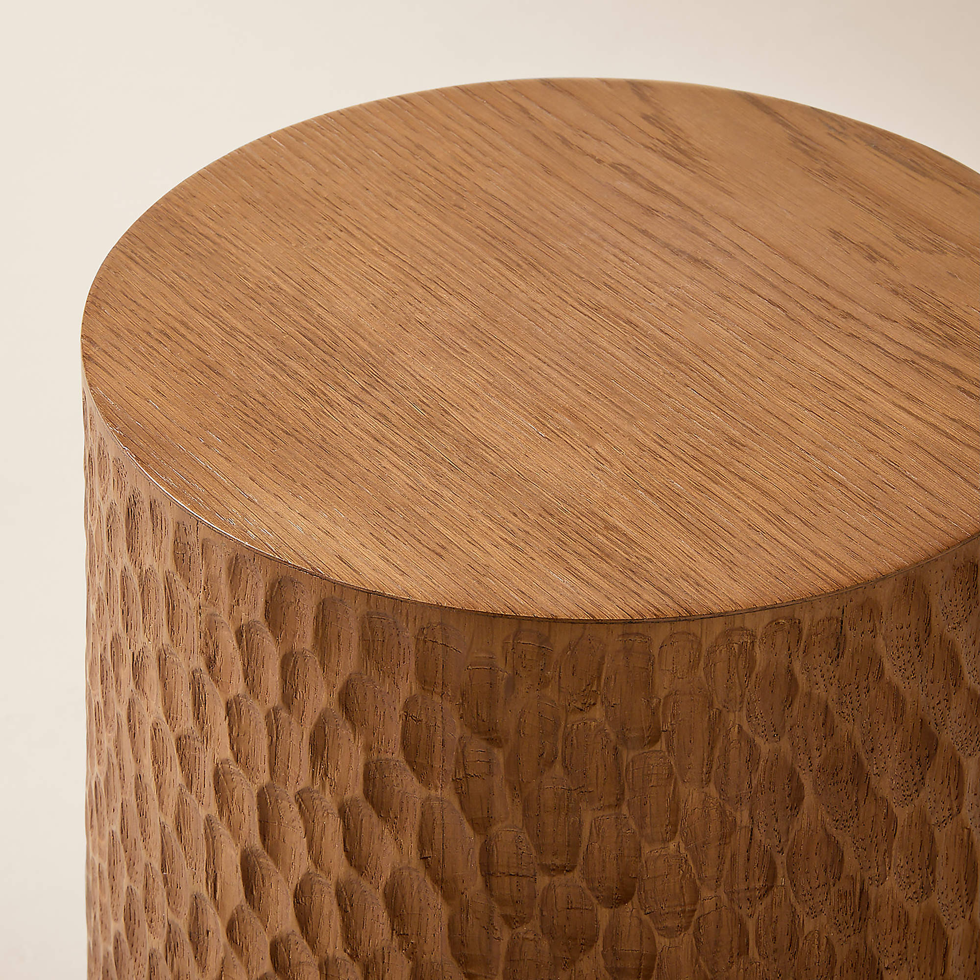 Hawk Dark Red Enamel Drink Table + Reviews | CB2 | CB2