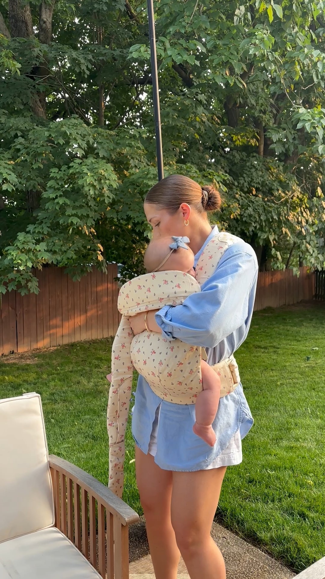 My fav baby carrier 💕🌷💐✨