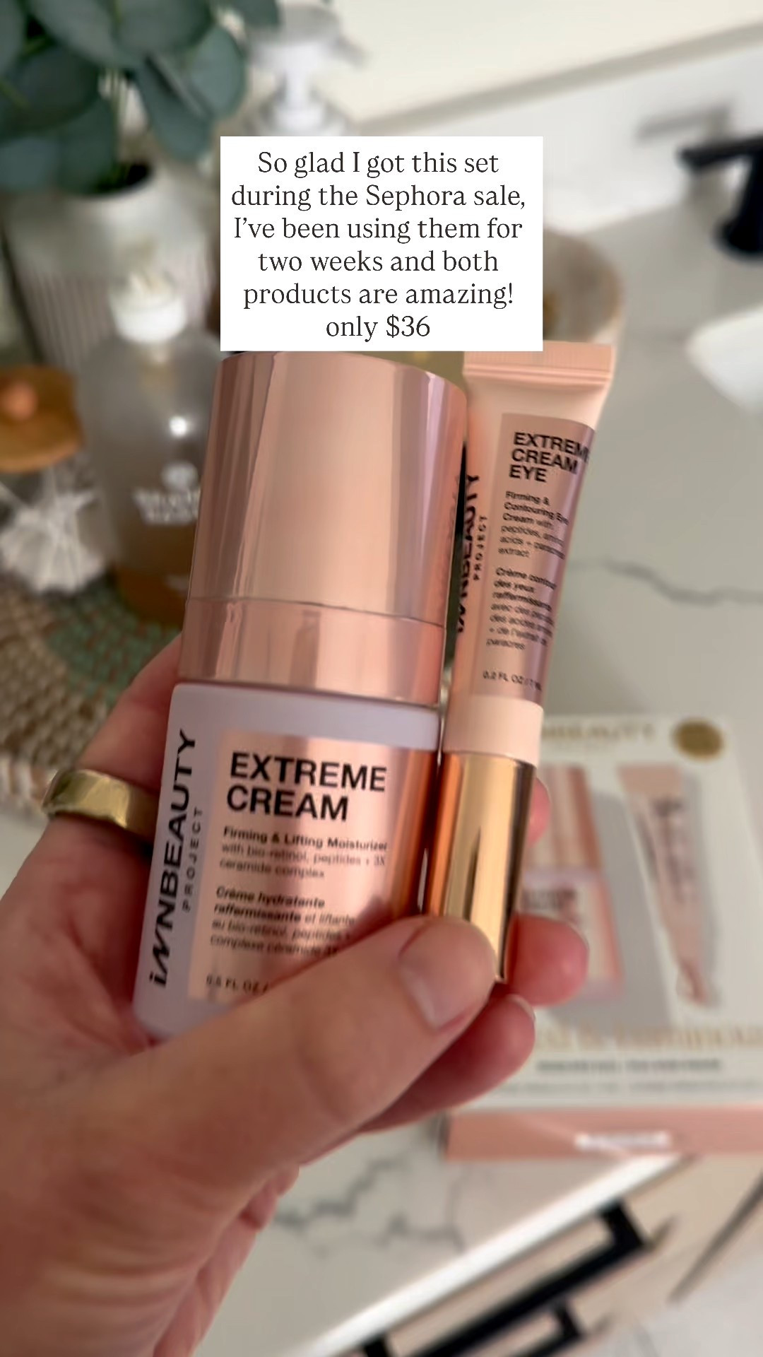 Now that I’ve had time to test these for two weeks I must post and rave about them! I’m 40 and these really help my skin with fine lines (especially around the eyes), luminosity, and give a slight lift effect as well 🙌🏼  I’ll be getting the full sizes and using these for travel  💕 

#Sephorapicks #SephoraSale #Skincare #moisturizers #eyecream #antiaging #over40
#giftideas #stockingstuffers

#LTKCyberWeek #LTKGiftGuide #LTKBeauty