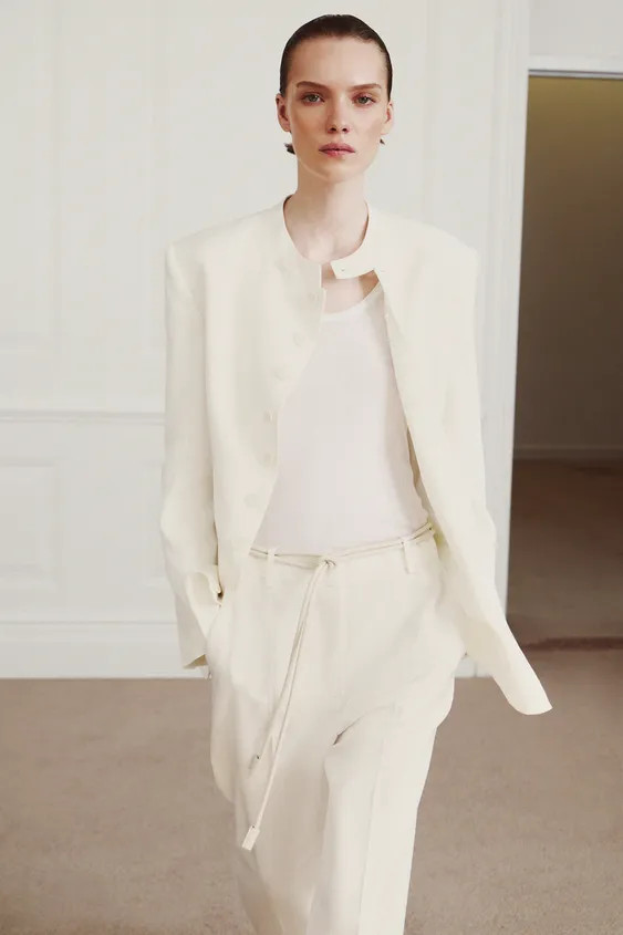 100% LEATHER CORD BELT | Zara UK