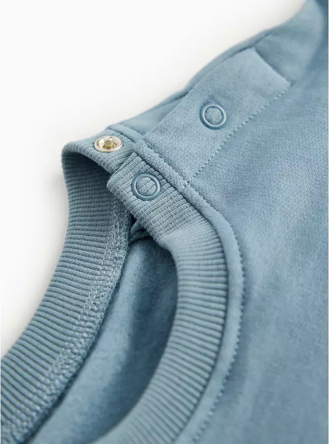 Blue Bow Embroidered Sweatshirt & Printed Leggings  12-18 months | Tu Clothing