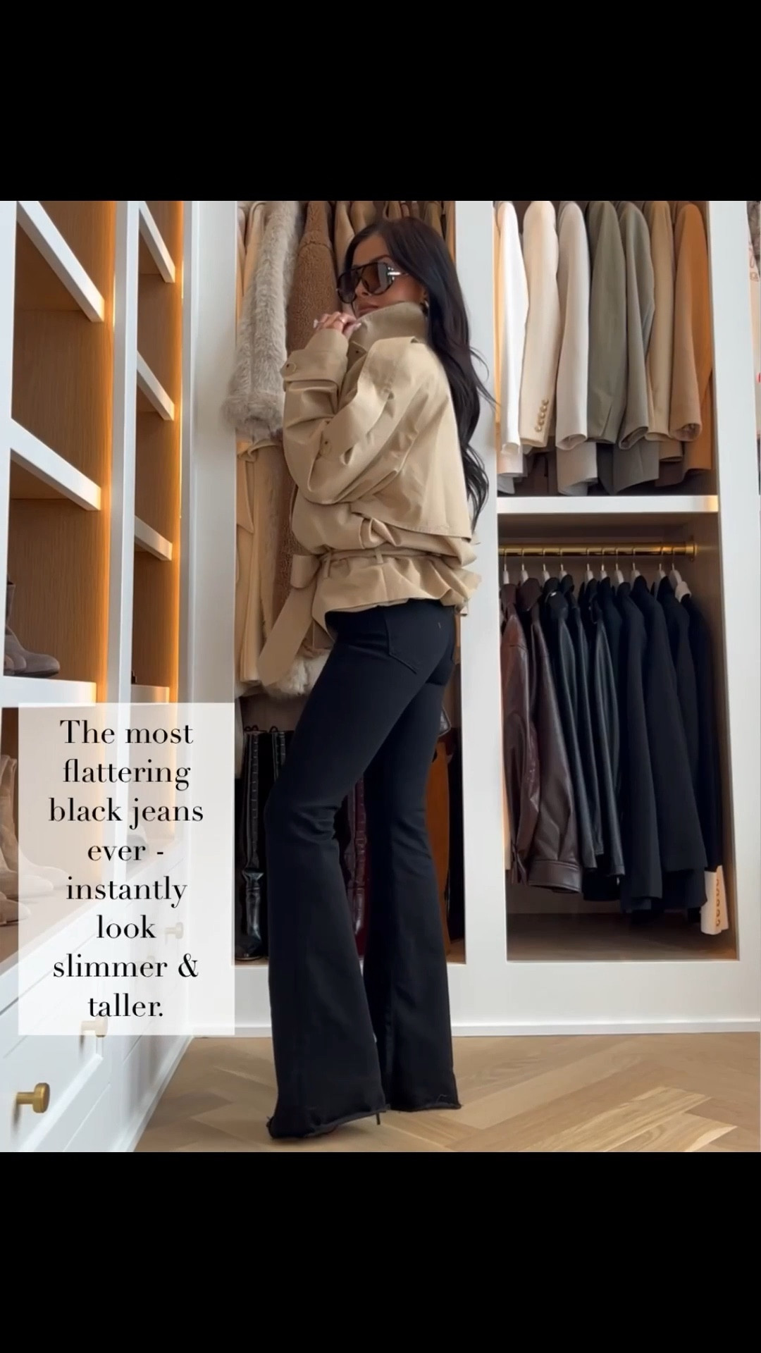 The most flattering black jeans ever that instantly make you look slimmer and taller. The Veronica Beard Beverly jeans create the most elongating silhouette with their high rise and subtle flare, making them a true wardrobe staple. Styled with the Zara new arrival high neck trench coat for a polished, chic outfit that is perfect for spring.

Veronica Beard Beverly jeans wearing a 24, runs TTS. Zara high neck trench coat - size XS

miamiamine veronica beard beverly jeans flattering black jeans slimming denim spring outfit ideas zara high neck trench coat elevated everyday style polished casual outfits chic minimalist wardrobe staples designer denim must haves


#LTKSeasonal #LTKPetite #LTKWorkwear