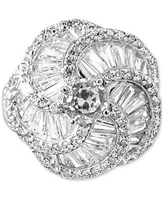 Giani Bernini Cubic Zirconia Loveknot Statement Ring, Created for Macy's - Macy's | Macy's