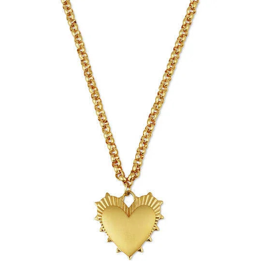 HART | Heart of (Gold Necklace, Size 18"") | Maisonette | Maisonette