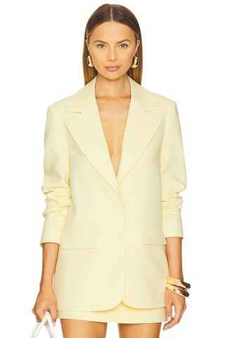 Favorite Daughter The Favorite Oversized Blazer in Moonbeam from Revolve.com | Revolve Clothing (Global)
