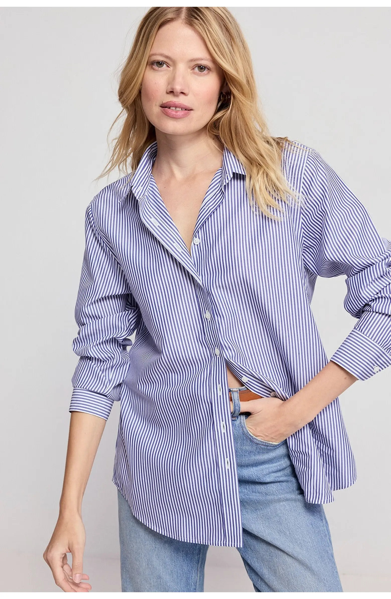 The Shirt by Rochelle Behrens The Jet Set Boyfriend Shirt | Nordstrom | Nordstrom