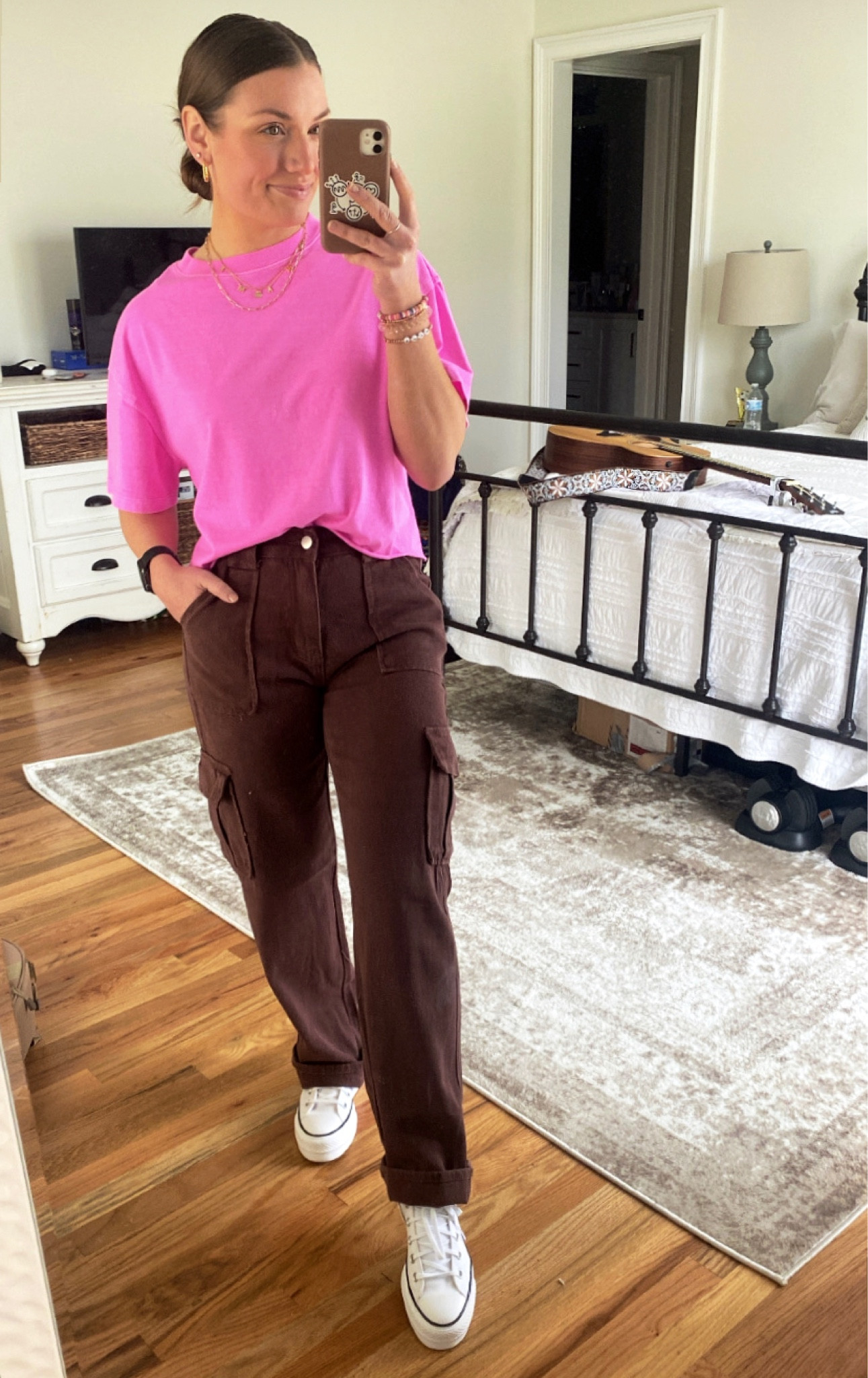 Cargo pants are from Amazon! TTS I'm wearing a small. Shirt is Target $10 👏🏻

#LTKSale #LTKSeasonal #LTKstyletip