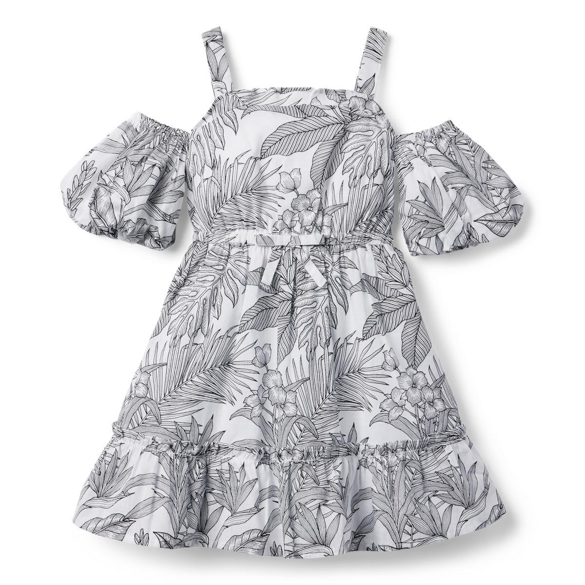 Palm Cold Shoulder Dress | Janie and Jack