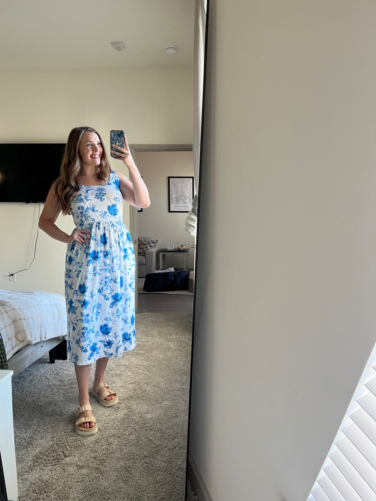 This is the cutest midi dress for summer! Super lightweight and comfortable 💙 

@zesica_offical

#ootd #outfitideas #outfitinspo #summeroutfit #summerdress #affordablefashion #amazonfashion #amazonfind

#LTKSeasonal #LTKFindsUnder50 #LTKStyleTip