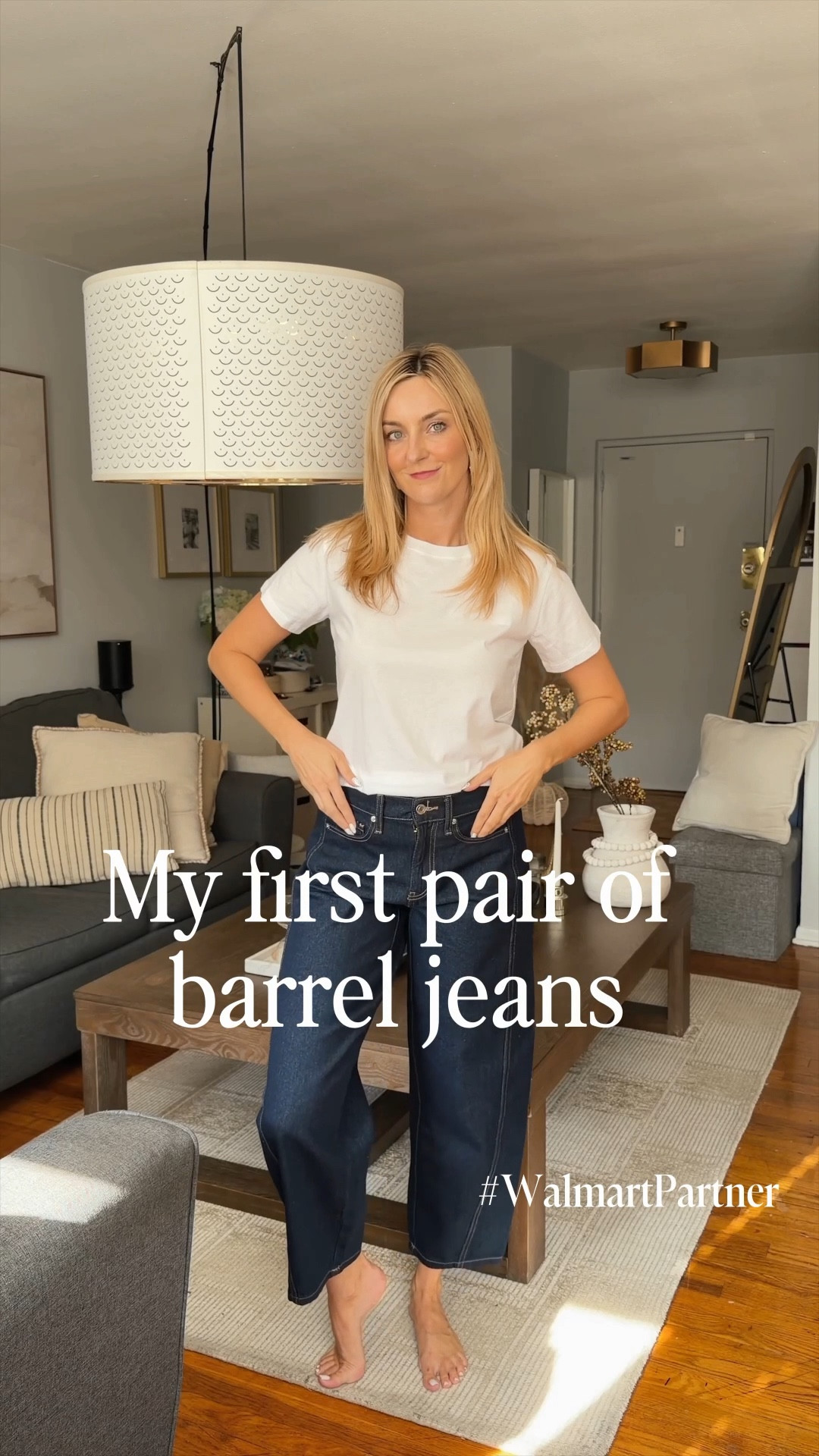 AND not the last one. Approved by my picky husband! Barrel jeans below $30, wearing size 2. Comfort and style - these jeans accomplish both. #WalmartPartner #WalmartFashion @WalmartFashion 

Fall fashion, autumn fashion, fall outfit idea, autumn 2025, basic tshirt, cotton tshirt, autumn outfit, Walmart finds 

#LTKTall #LTKFindsUnder50 #LTKStyleTip