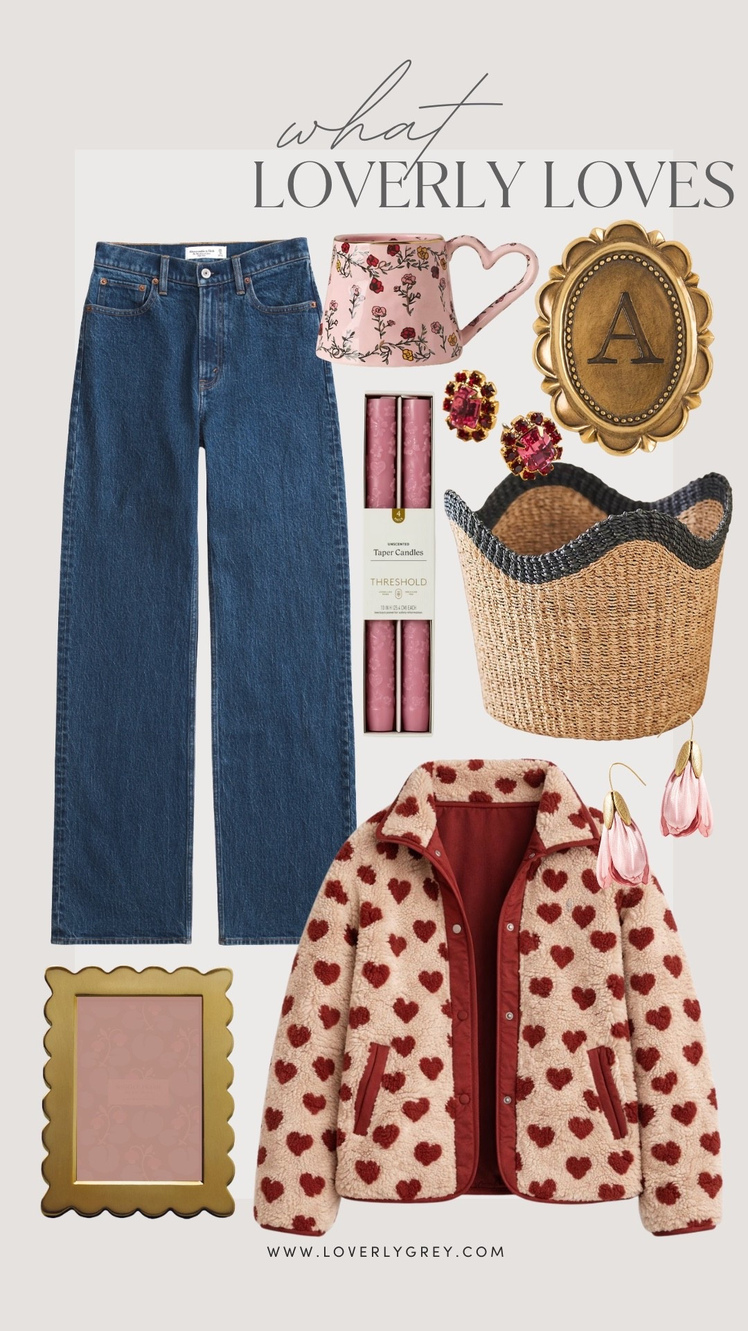 Some things that have caught my eye recently - lots of fun Valentine’s Day finds! 😍

Loverly Grey, Valentine’s Day finds, Sherpa jacket, jeans, earrings, Anthropologie 

#LTKSeasonal