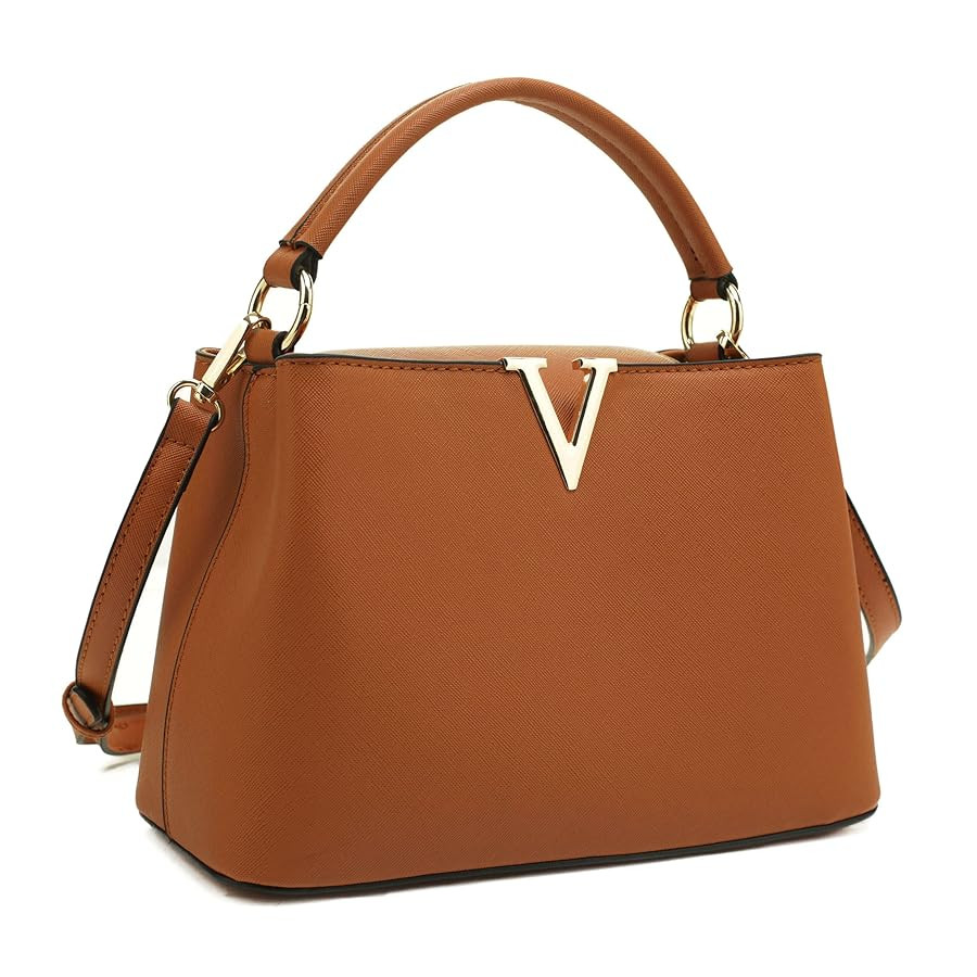 EVVE Women's Small Satchel Bag Classic Top Handle Purses Fashion Crossbody Handbags with Shoulder... | Amazon (US)