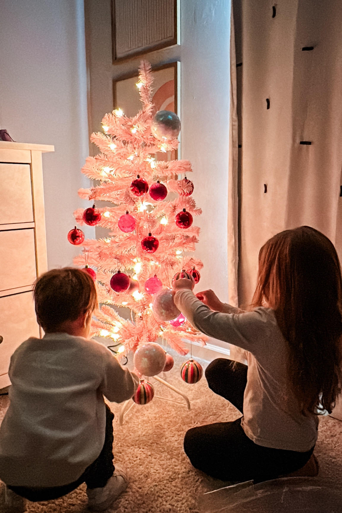 Emmie’s Christmas tree is in process. This 4 ft tree is $29 and comes in several colors! Linking everything we got from At Home. 

#LTKKids #LTKSeasonal #LTKHoliday