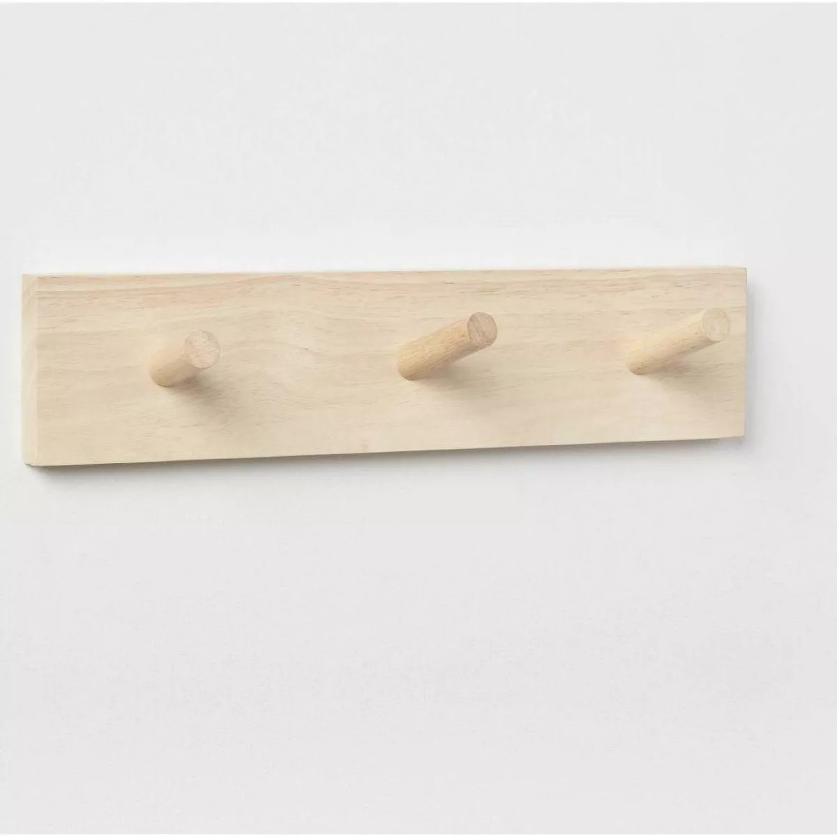 Wood 3 Hooks Rail Natural - Brightroom™ | Target