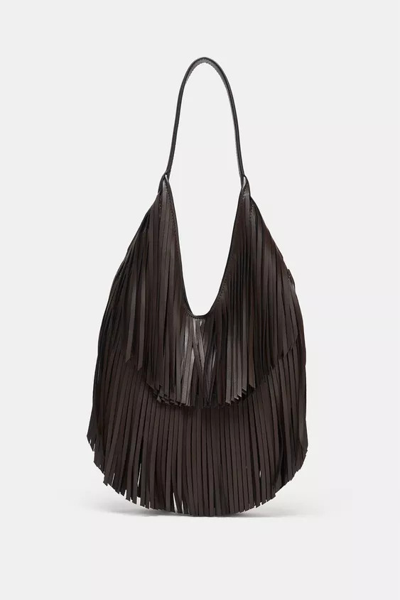 FRINGED TOTE BAG | Zara UK