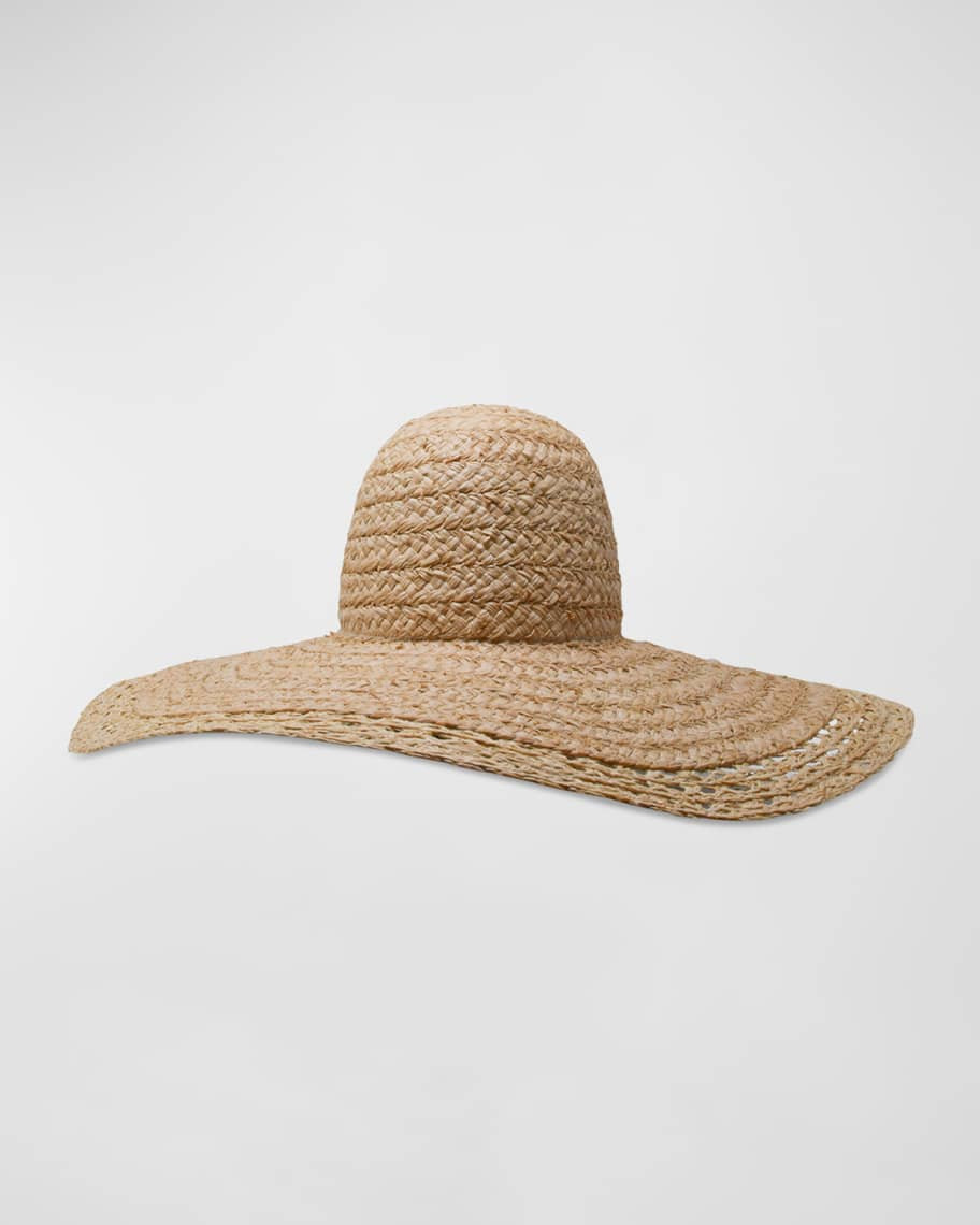 Mary Jane Floppy Straw Hat | Neiman Marcus